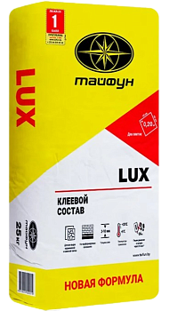 Тайфун Люкс клей для плитки, 25 кг